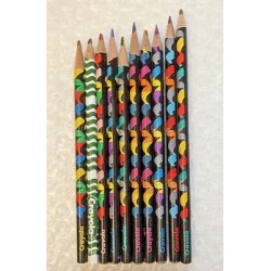 10 Crayola Pencil Crayons with Dual-Colored Lead Kids & Adult Coloring Artist