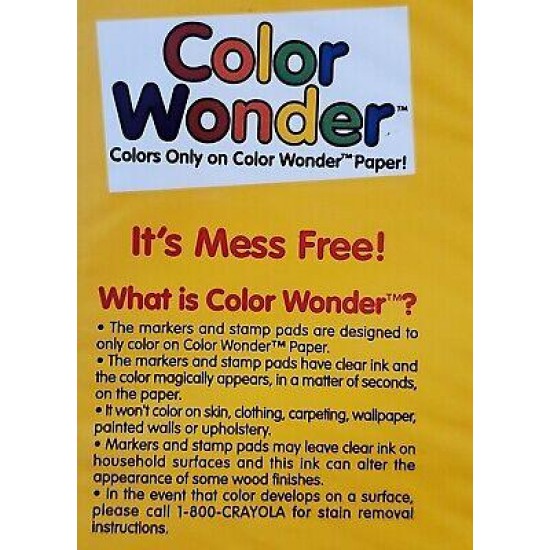 Crayola Color Wonder, Mess Free Coloring Pad, Refill Paper, 30 Blank Pages