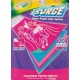 CRAYOLA COLOR SURGE COLORED PAPER REFILL PACK, 20 PAGES + FOLDER - NEW & SEALED!