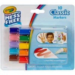Crayola Color Wonder Mini Markers 10/Pkg-Classic