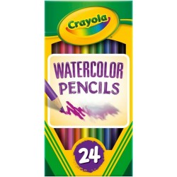 *Crayola 24-color set Watercolor Colored Pencils, Watercolor Paint Alternative**