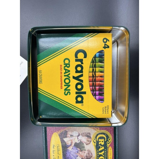 1994 VINTAGE Crayola Crayons 64 Box Original Tin - NEW
