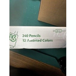 ✅ Crayola Colored Pencils 240-Count Classpack, 12 Colors, 12 Sharpeners SEALED