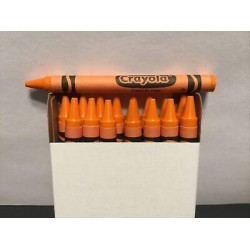 (16) Crayola Crayons (macaroni and cheese) BULK