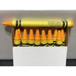 (16) Crayola Crayons (unmellow yellow) BULK