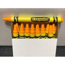 (16) Crayola Crayons (unmellow yellow) BULK