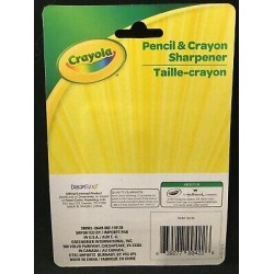 Crayola - Pencil & Crayon Sharpener - Blue - Two Sizes To Sharpen