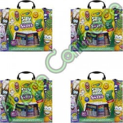 *4-Packs* Crayola Silly Scents Sweet Mini Art Case Nontoxic 50+ Pieces 04-0015