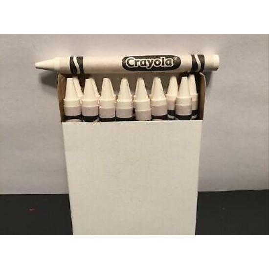 (16) Crayola Crayons (white) BULK