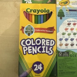 (PACK OF 2) Crayola 68-4024 Long Colored Pencils - Pack of 24