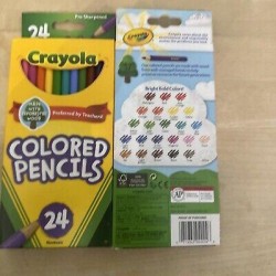(PACK OF 2) Crayola 68-4024 Long Colored Pencils - Pack of 24