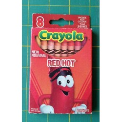 RED HOT Crayola LIMITED EDITION 8 Unique Crayons FIERY TONES for RADICAL REVELS