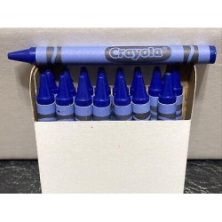 (16) Crayola Crayons (cerulean) BULK