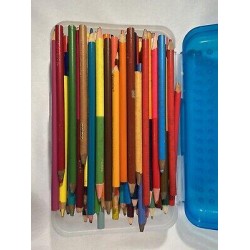 100+ Colored Pencil Large Bulk Lot Various Makers Short Crafting Art Supplies