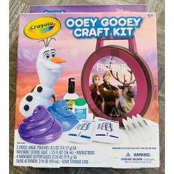 Ooey Gooey Craft Kit Frozen II Disney Crayola NIB 2 Slime Kits In Box